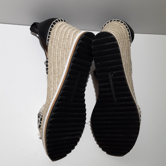 Tommy Hilfiger wedge espadrille sandals - Picture 5 of 7